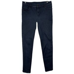 RAPHA Sz 32x29 Women's Cycling Jeans Dark Blue Mid Rise Stretch Denim Bike